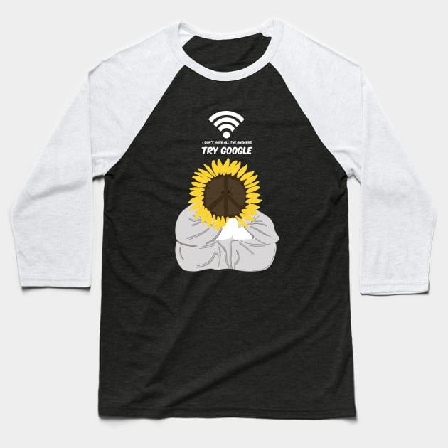 Google Baseball T-Shirt by Bosun The Sun